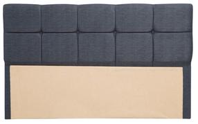 Lovos galvūgalis Kalune Design Vitalia, 160 cm x 7 cm, 97 cm, antracito