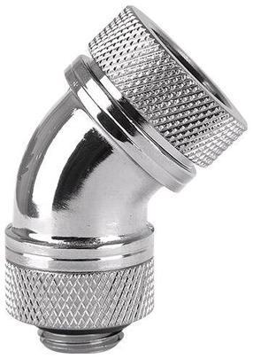 Jungtis Thermaltake Pacific Pipe Connection 45° G1/4" on 16mm, chromo