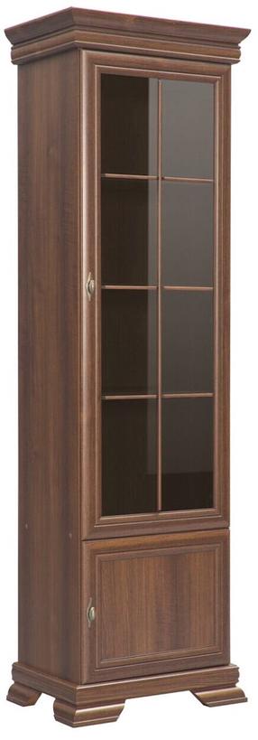 Spintelė - vitrina Gala Meble Kora KRW 1, ruda, 40 cm x 58 cm x 193 cm