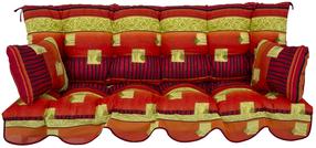 Lauko baldų pagalvė Patio Bora C025-13BB, oranžinė/raudona, 170 x 100 cm