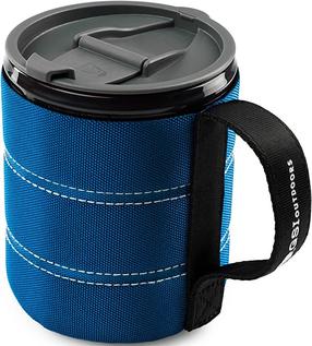 Puodelis GSI Outdoors Infinity Backpacker Mug, etileno vinilacetatas (eva)/polipropilenas (pp), 9.1 cm, 0.4 l, mėlyna
