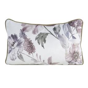 Dekoratyvinė pagalvėlė Rosalia, balta/žalia/rožinė, 30 cm x 45 cm