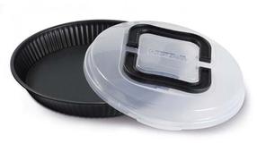 Kepimo forma su dangčiu Guardini, skaidri/juoda, 26 cm x 26 cm