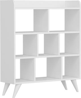 Pastatoma lentyna Kalune Design Florida 382NRC1304, balta, 30 cm x 90 cm x 105 cm