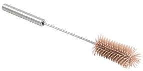 Butelių plovimo šepetys Homla Easy Clean, 39 cm, ruda, nerūdijantysis plienas/silikonas