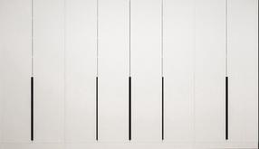 Prieškambario spinta Kalune Design Noah 8261, balta, 35 cm x 360 cm x 210 cm