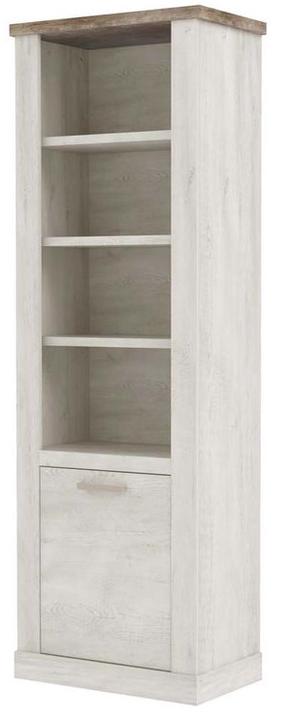 Pastatoma lentyna Forte Duro DURR811-T75, ąžuolo/smėlio, 41.3 cm x 71.4 cm x 212 cm