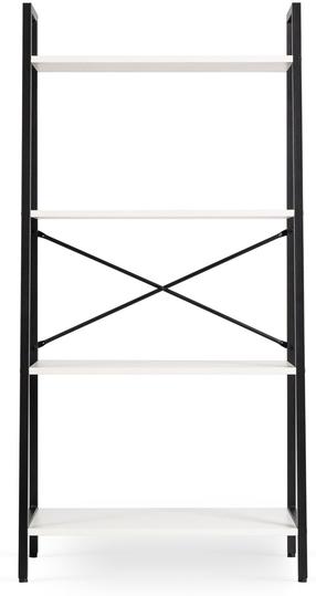 Lentyna Gia, balta/juoda, 34 cm x 64 cm x 131 cm