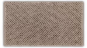  Vonios rankšluostis Foutastic Chevron, rudas, 142 cm x 76 cm