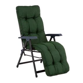 Sulankstoma kėdė Patio Lena Plus A091-23IB, juoda/žalia, 80 cm x 58 cm x 107 cm