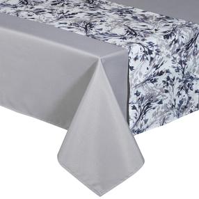 Staltiesės ir stalo takelio rinkinys stačiakampė Anita, blyški pilka, 140 x 260 cm