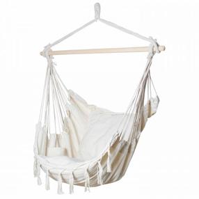 Sėdimas hamakas Rhodes 2, šviesiai ruda - ecru