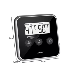 Maisto termometras Ruhhy 19155, Juoda