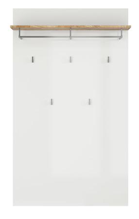 Drabužių kabykla Alameda S420-WIE-BIP/DWM, 150 cm, ąžuolo/balta