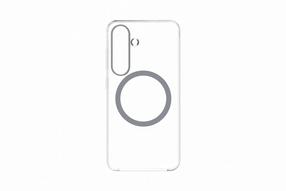 Telefono dėklas Samsung Magnet, Galaxy S25, skaidri