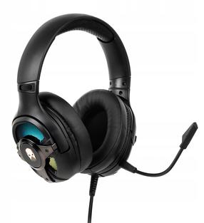 Laidinės žaidimų ausinės Kruger&Matz GH-100, juodos