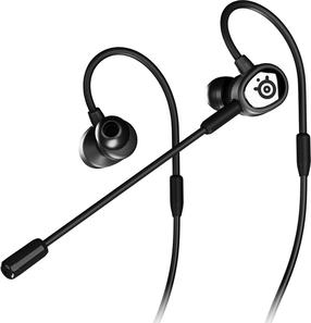 Laidinės žaidimų ausinės Steelseries Tusq, juodos