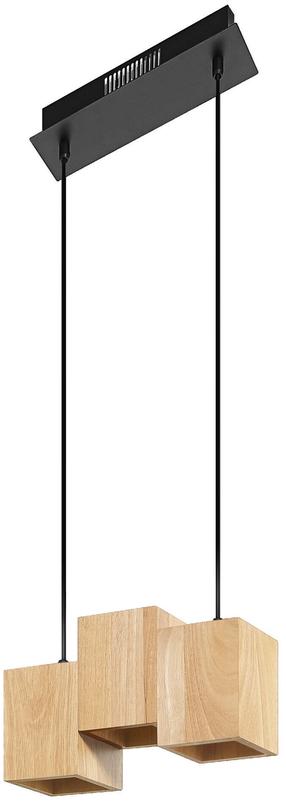 Išmanusis šviestuvas kabinamas Ledvance Decor Wood, LED, 3000 - 6500 °K, 3 x 7 W