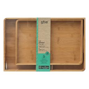 Padėklas 5five Simply Smart, 2 vnt., Ruda