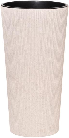 Gėlių vazonas 4Living ECO Lilia, kompozicinės medžiagos, smėlio ruda