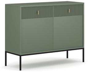 Komoda Maggiore MA02, žalia, 39 cm x 104.2 cm x 82.6 cm