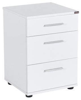 Naktinis staliukas Kalune Design KMD-530-BB-1, baltas, 39 cm x 40 cm x 57 cm