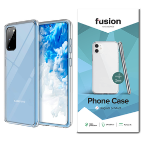 Telefono dėklas Fusion, Samsung Galaxy S20 Plus, skaidri