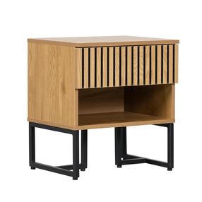 Naktinis staliukas Home4you Hampton 45143, ąžuolo, 50 cm x 40 cm x 55 cm