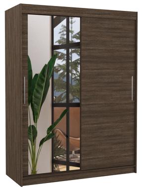 Spinta ADRK Bianco 150, ruda, 58 cm x 150 cm x 200 cm, su veidrodžiu