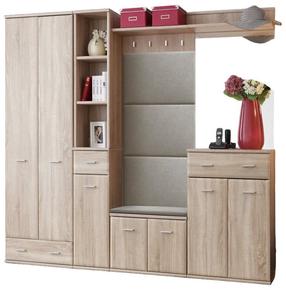Prieškambario baldų komplektas ASM Armario VIII, vidaus, sonoma ąžuolo