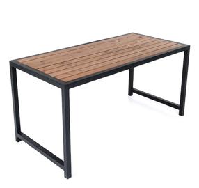 Lauko stalas Grill'D Tavolo DG-001, rudas, 148 cm x 76 cm x 75 cm