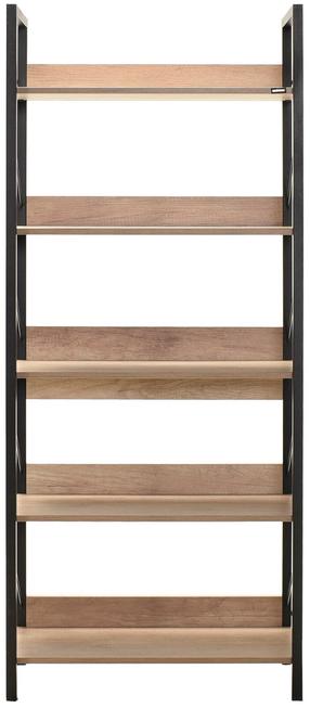 Pastatoma lentyna Kalune Design KTP-850-TT-1, ruda/juoda, 73 cm x 35 cm x 172 cm