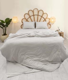 Patalynės užvalkalų komplektas Mijolnir Calmo 962ELT1214, šviesiai pilka, 160 x 220 cm