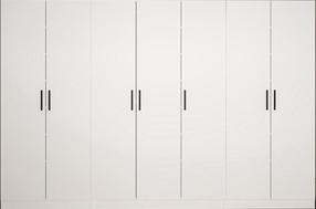 Prieškambario spinta Kalune Design Noah 8204, balta, 35 cm x 315 cm x 210 cm