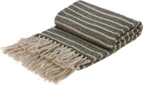 Pledas H & S COLLECTION A35940190, smėlio/žalia, 70 cm x 130 cm