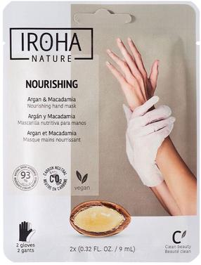 Rankų kaukė Iroha Nature Argan & Macadamia, 2 vnt.