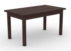 Valgomojo stalas ADRK Rodos 80, riešuto, 140 cm x 80 cm x 76 cm