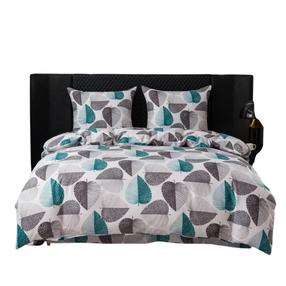 Patalynės užvalkalų komplektas PEB-1002, baltas/žalias/(spalva/dizainas parenkami atsitiktine tvarka), 140 x 200 cm