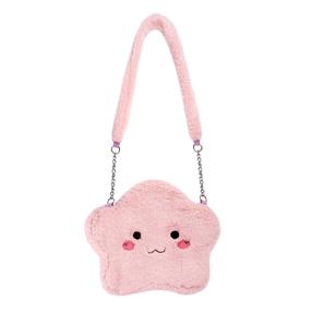 Krepšys per petį Fancy Star, rožinė, 27 cm x 5 cm x 27 cm