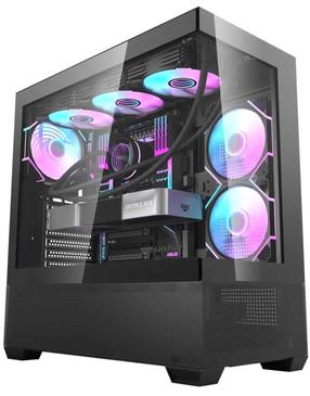 Stacionarus kompiuteris Intop DS900 Air AMD Ryzen 7 7800X3D, 3 TB, DDR5 16 GB, SSD+HDD 1 TB 2 TB, RTX 4070 12 GB GDDR6X