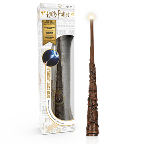 Interaktyvus žaislas, burtų lazdelė Harry Potter Hermione Granger, 18 cm, ruda