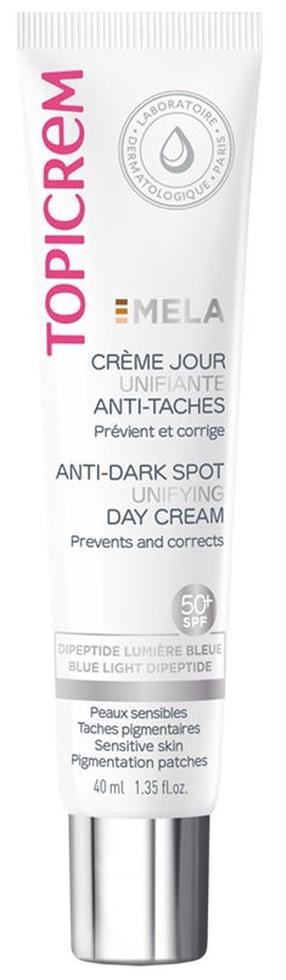 Dieninis veido kremas Topicrem Mela, 40 ml, SPF 50+