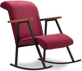 Supamasis krėslas Hanah Home Yoka 859FTN1706, raudonas, 65 cm x 55 cm x 100 cm