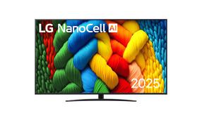 Televizorius LG 75NANO81A3A, 75 ", UHD/QNED/QLED