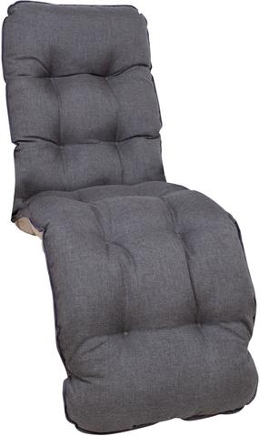 Lauko kėdės pagalvėlė Home4you Baden-Baden, pilka, 165 x 48 cm