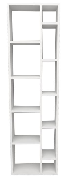 Pastatoma lentyna Kalune Design Tomi 495SSE1126, balta, 19.6 cm x 44.4 cm x 150 cm