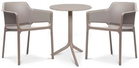 Lauko baldų komplektas Net/Spritz, rusvai gelsva, 2 vietų