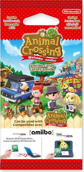 Kortos Nintendo Animal Crossing amiibo cards 3 pcs, įvairių spalvų