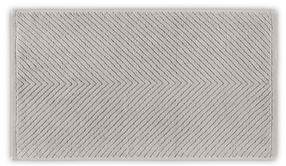  Vonios rankšluostis Foutastic Chevron, šviesiai pilka, 71 cm x 40 cm