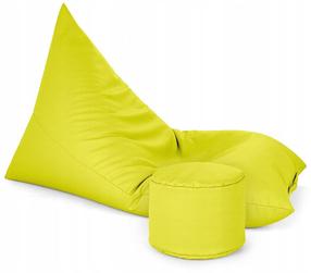 Sėdmaišis Sako XL Oxford, geltonas